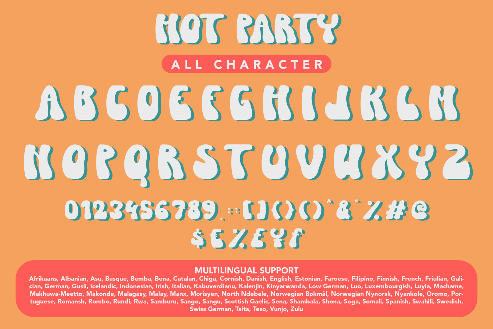 Hot Party Font Hot Party Font