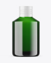 Green Glass Essential Oil Bottle Mockup