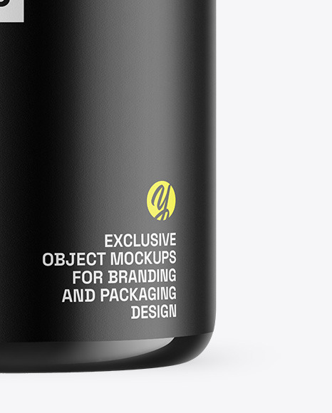 Dark Amber Glass Essential Oil Bottle Mockup