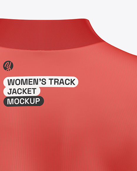 Women's Long Sleeve Track Jacket Mockup