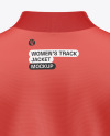 Women's Long Sleeve Track Jacket Mockup