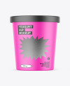 Matte Yougurt Cup Mockup