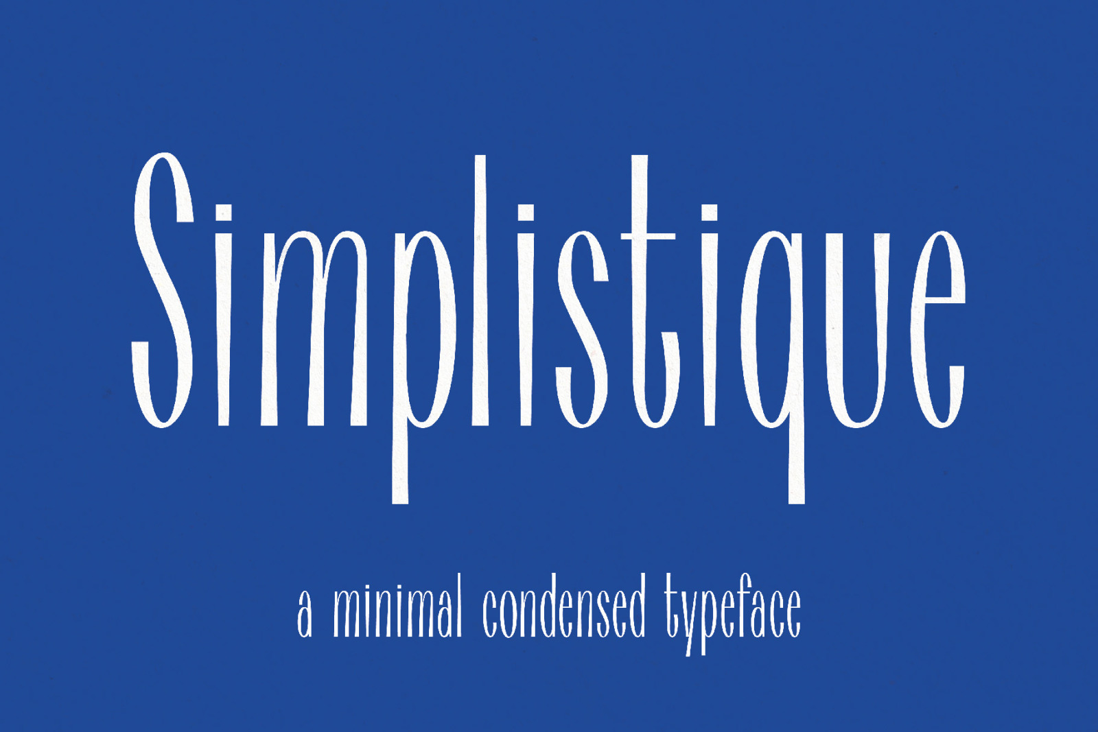 Simplistique - Minimal Condensed