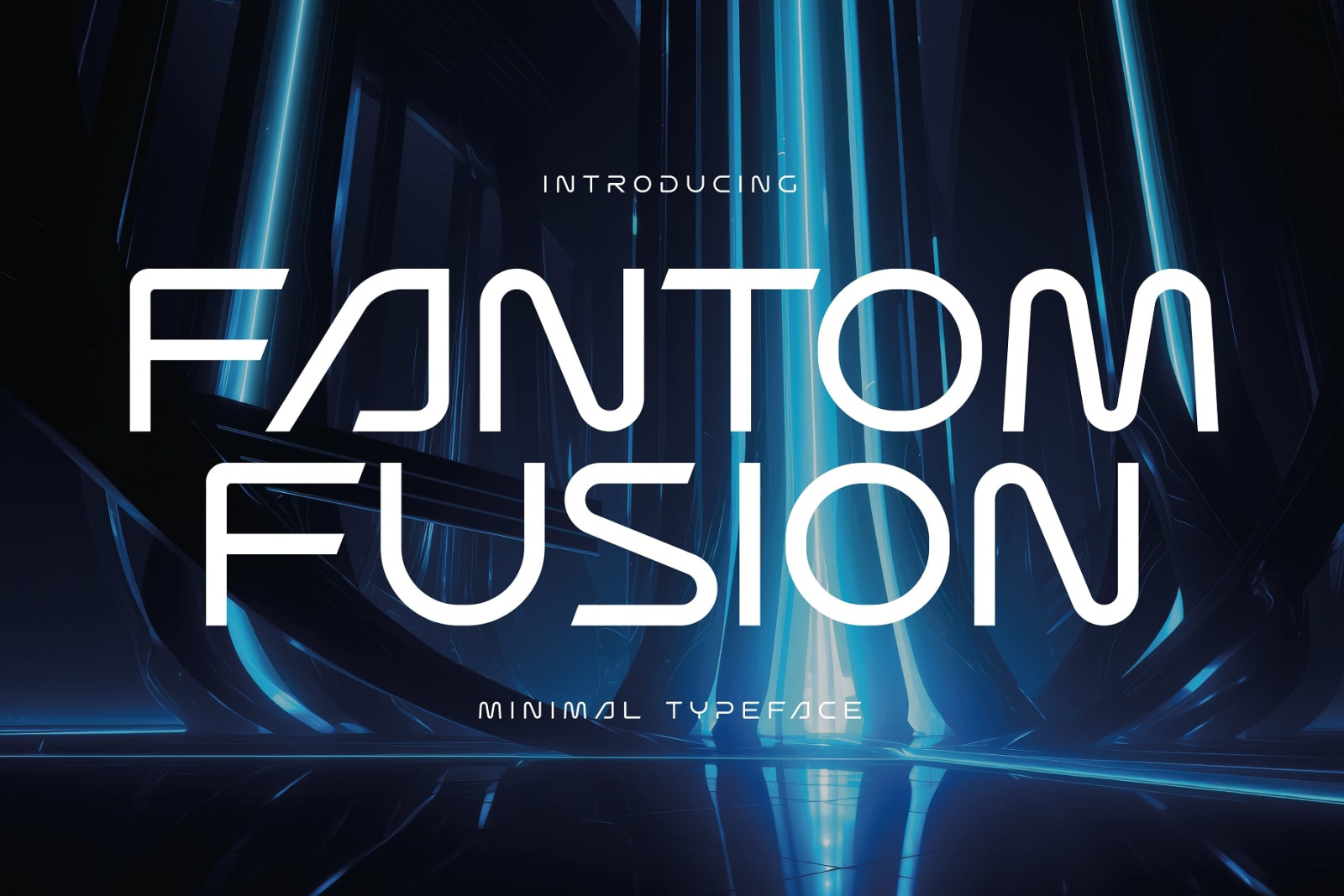 Fantom Fusion - Minimal Typeface Fantom Fusion - Minimal Typeface