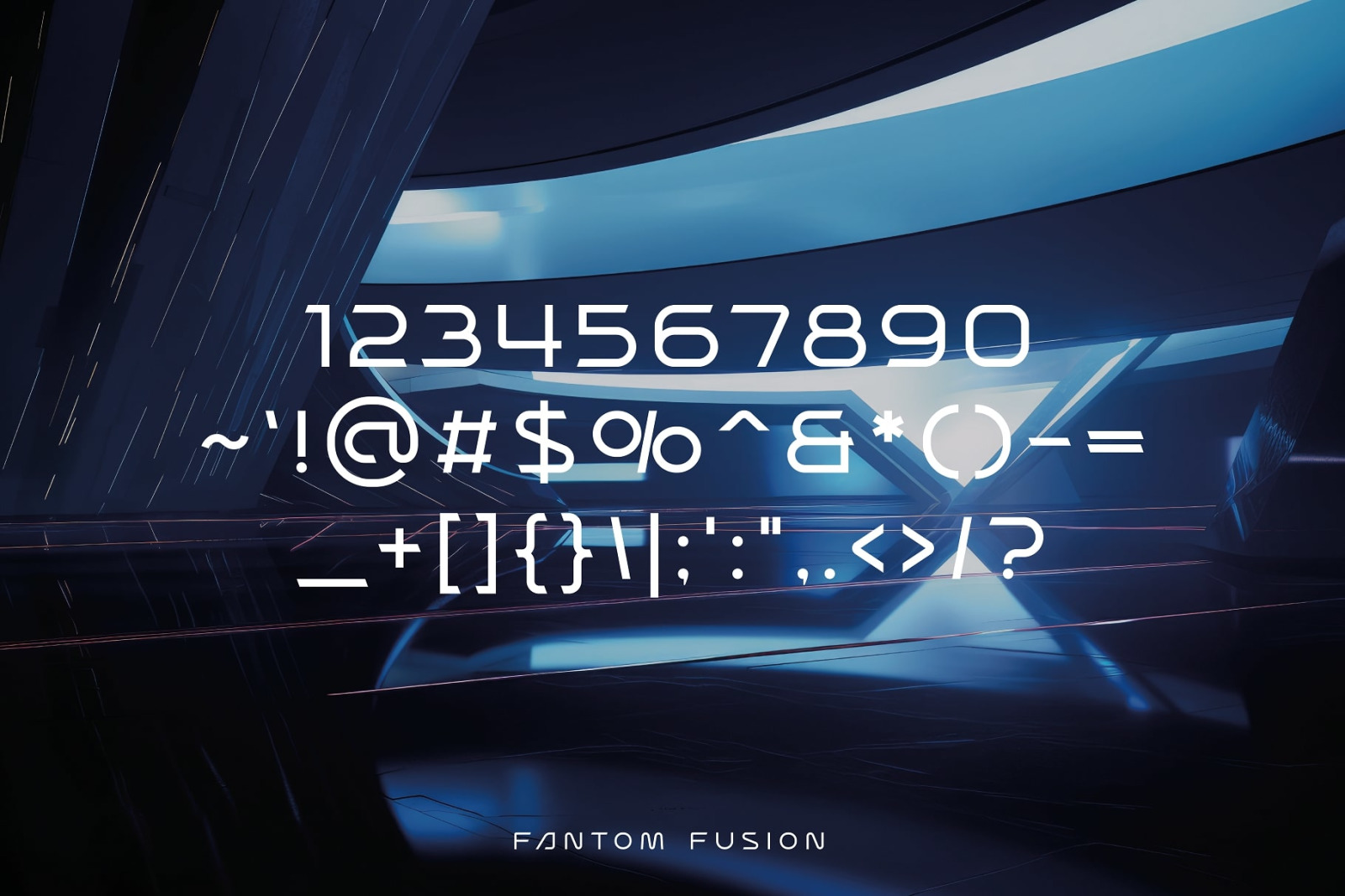Fantom Fusion - Minimal Typeface Fantom Fusion - Minimal Typeface