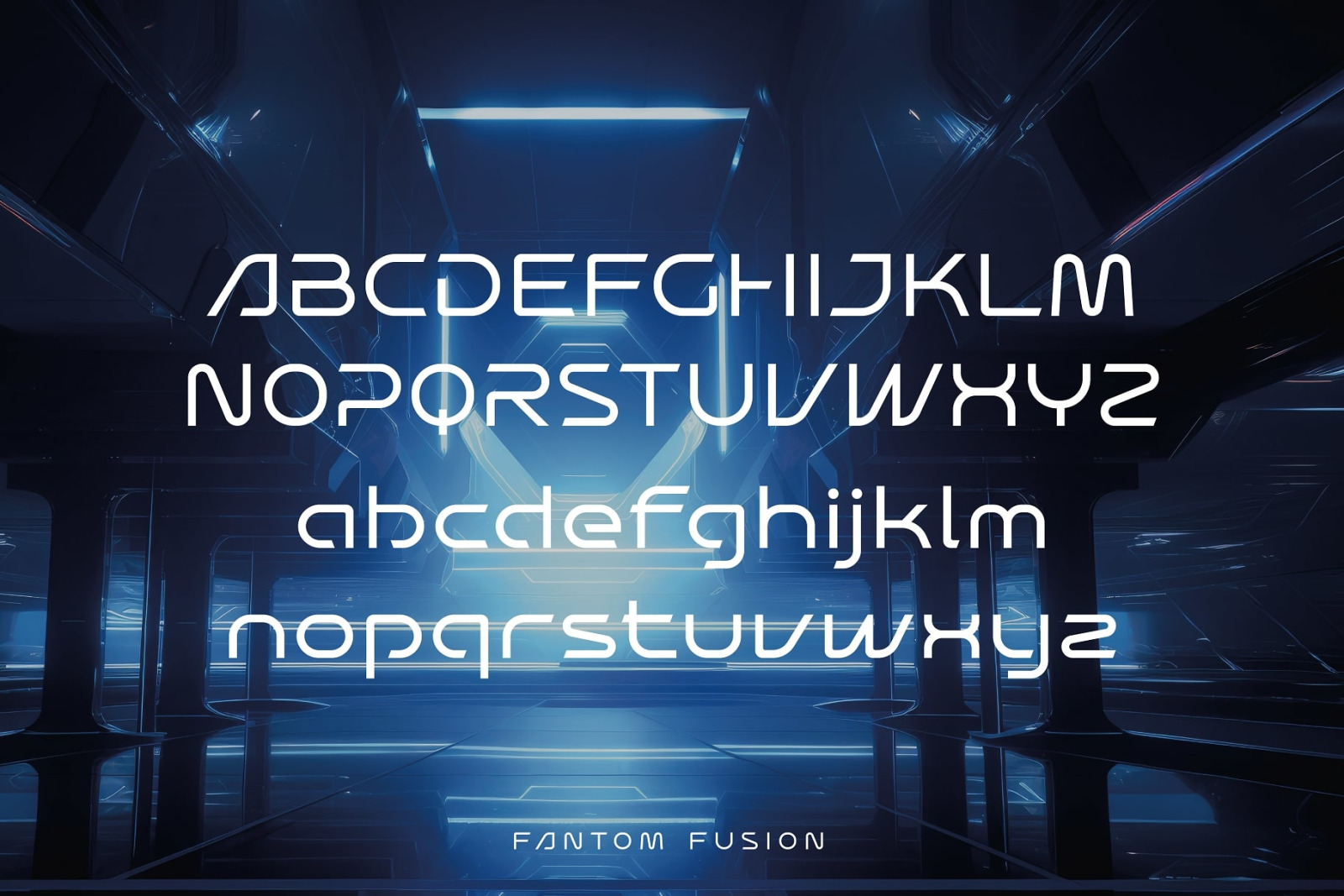 Fantom Fusion - Minimal Typeface Fantom Fusion - Minimal Typeface
