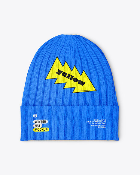 Winter Hat Mockup