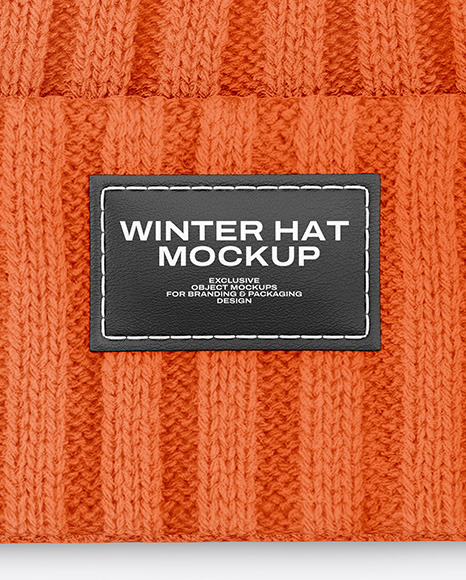 Winter Hat Mockup