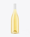Clear Glass White Wine Bottle Mockup Clear Glass White Wine Bottle Mockup