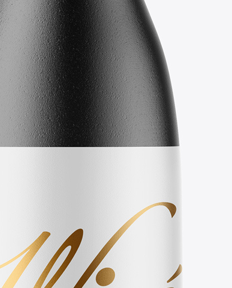 Ceramic Wine Bottle Mockup