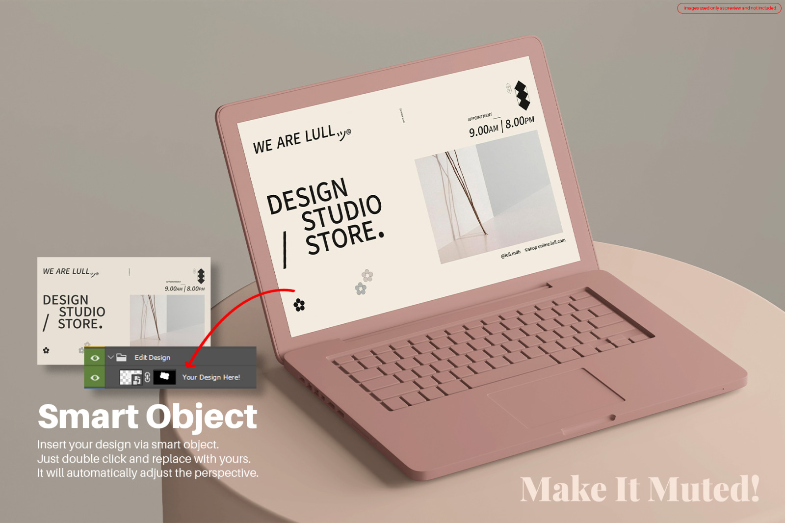 Clay Matte Macbook Laptop Device Mockup Set Clay Matte Macbook Laptop Device Mockup Set