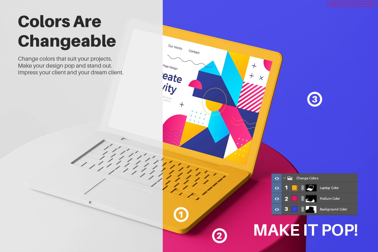 Clay Matte Macbook Laptop Device Mockup Set Clay Matte Macbook Laptop Device Mockup Set