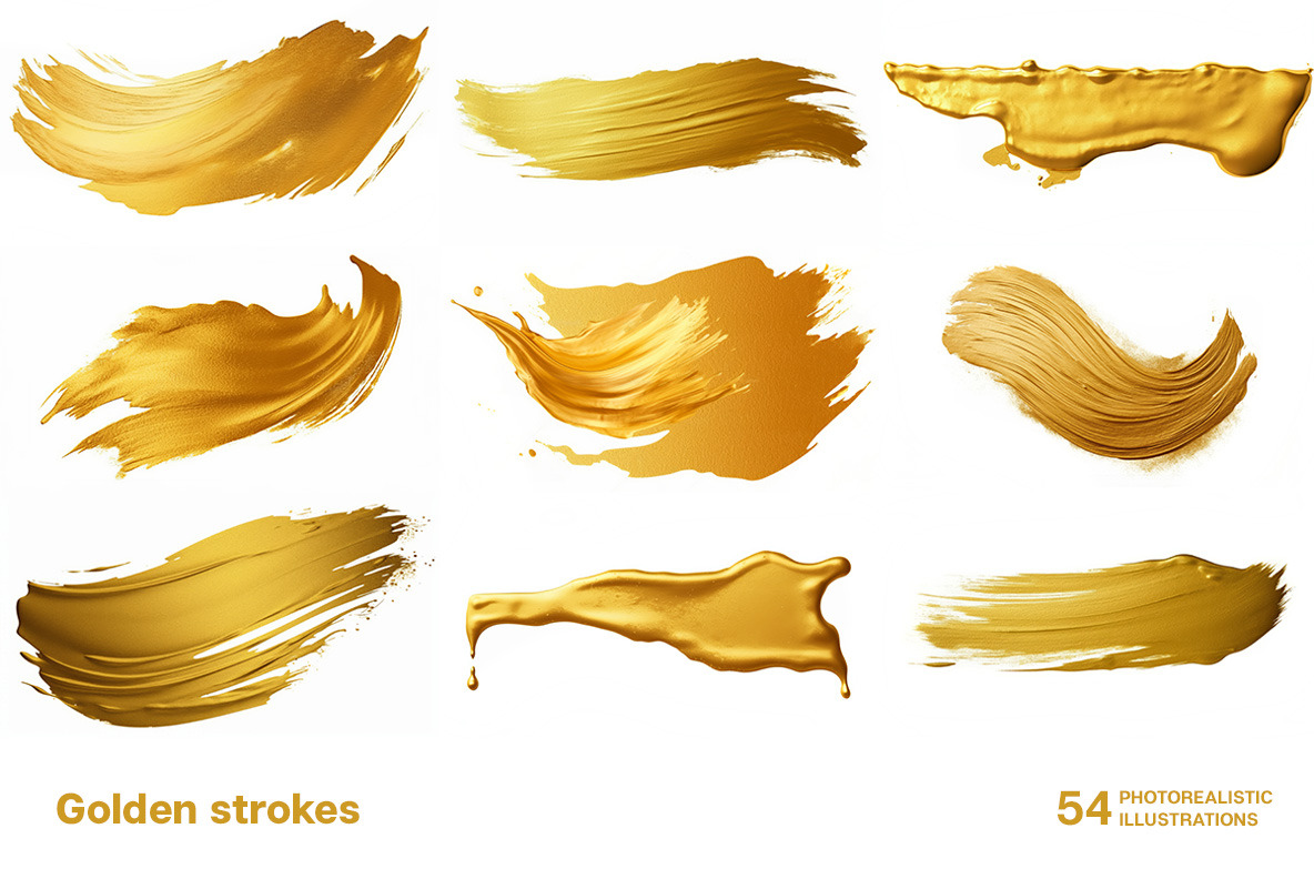 Golden strokes