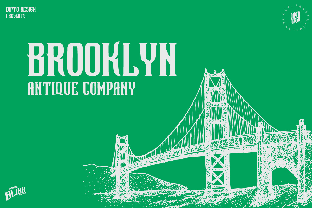 Blink - A Vintage Typeface Blink - A Vintage Typeface