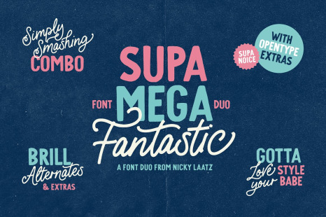 Supa Mega Fantastic Font - Fantastic font