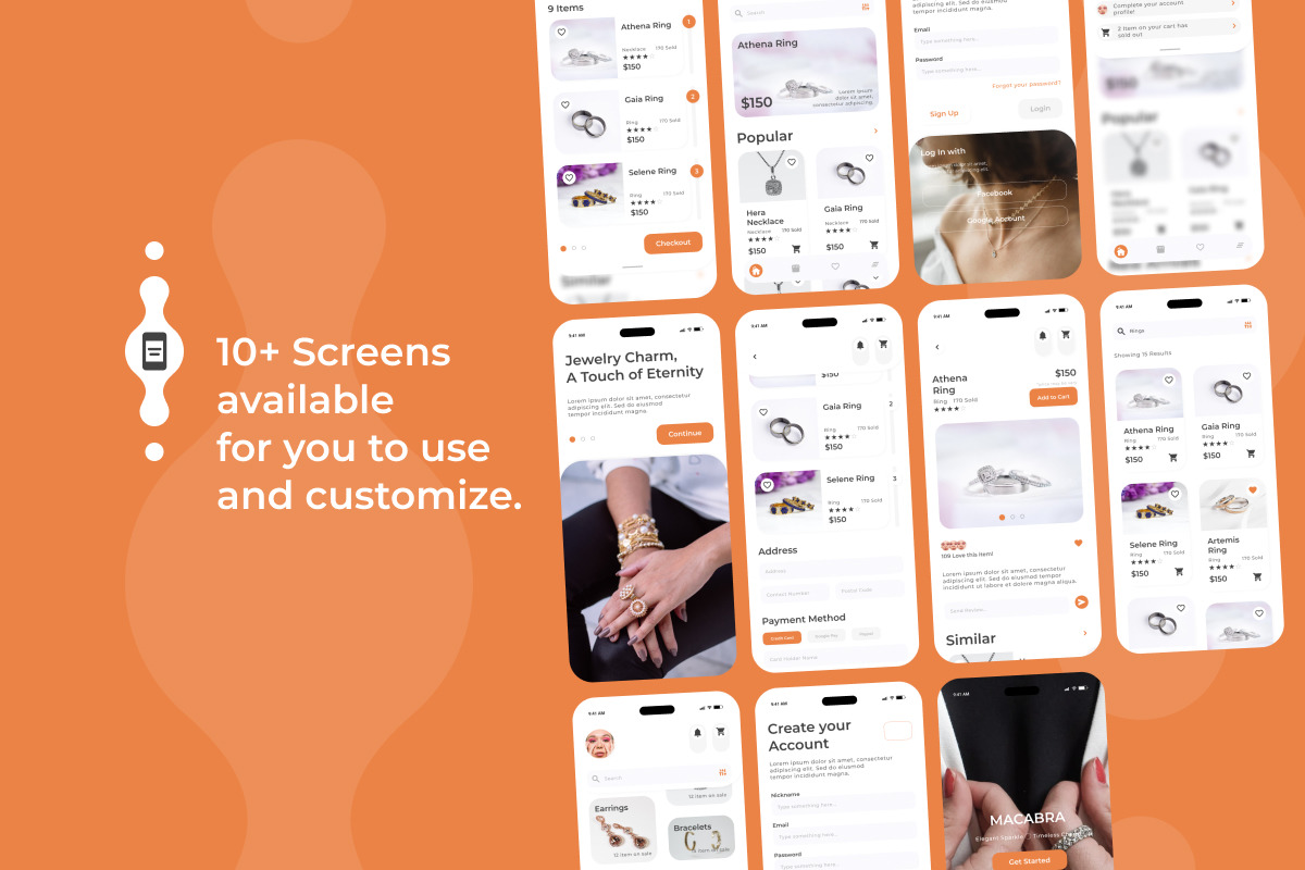 Macabra - Jewelry Store Mobile App Macabra - Jewelry Store Mobile App
