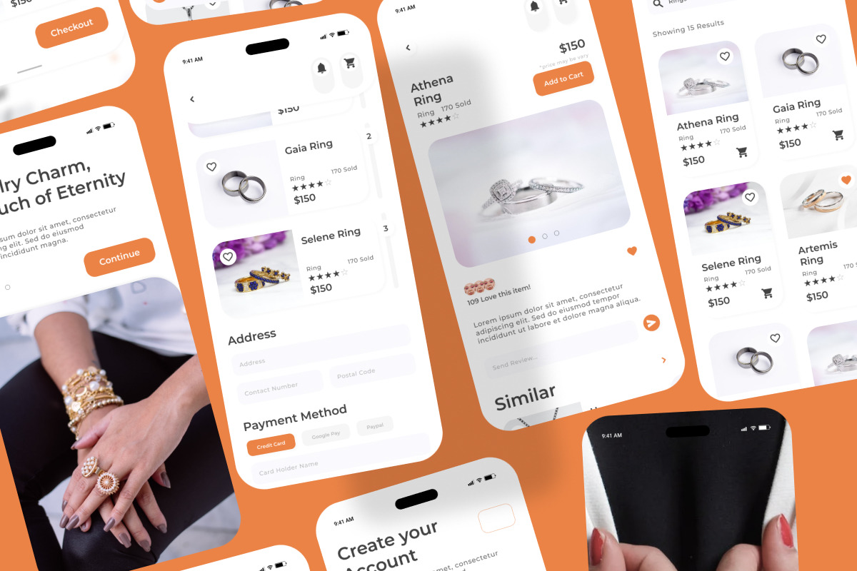 Macabra - Jewelry Store Mobile App Macabra - Jewelry Store Mobile App