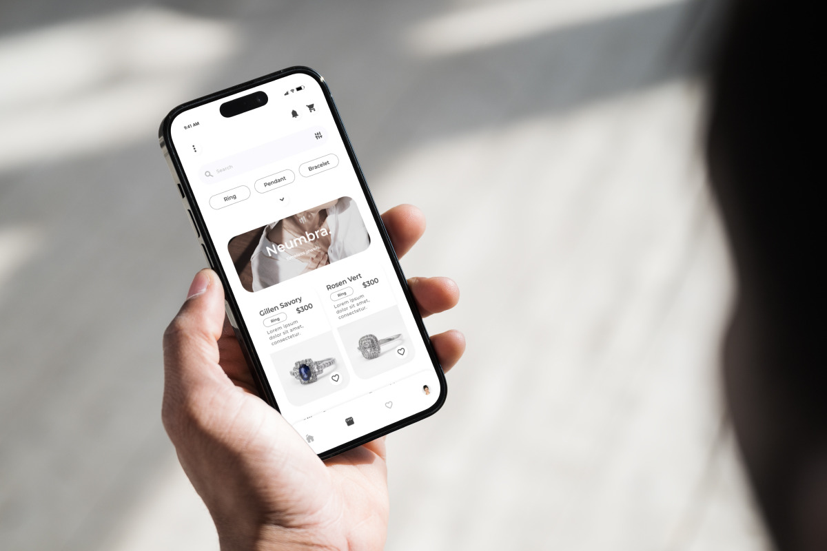 Neumbra - Jewelry Store Mobile App Neumbra - Jewelry Store Mobile App