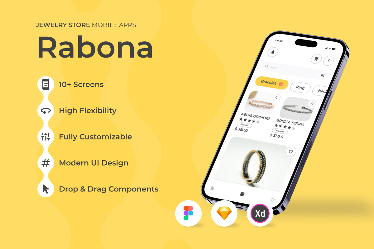 Rabona - Jewelry Store Mobile App Rabona - Jewelry Store Mobile App