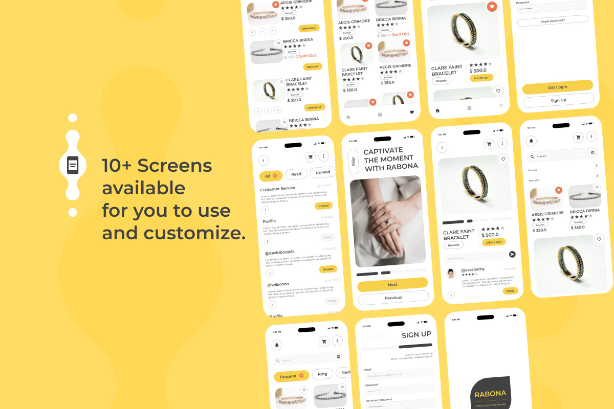 Rabona - Jewelry Store Mobile App