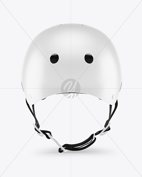 Matte Helmet Mockup - Back View