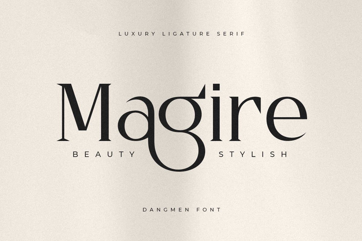 Dangmen - Luxury Ligature Serif