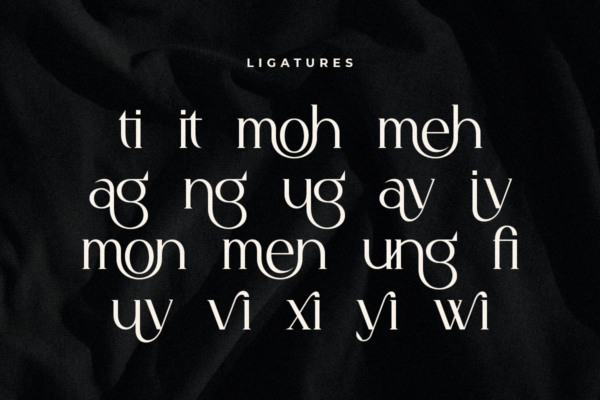 Dangmen - Luxury Ligature Serif