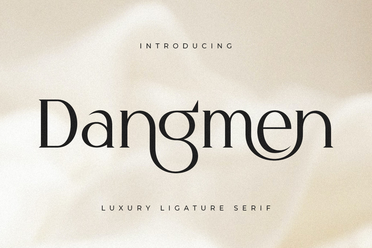Dangmen - Luxury Ligature Serif Dangmen - Luxury Ligature Serif