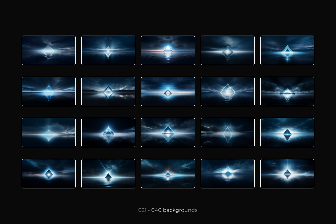 Gemini Mono ❊ Background Set Gemini Mono ❊ Background Set