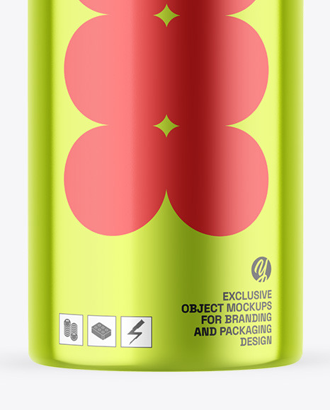 Metallic Deodorant Mockup Metallic Deodorant Mockup