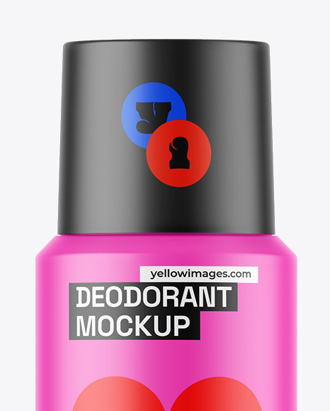 Matte Deodorant Mockup