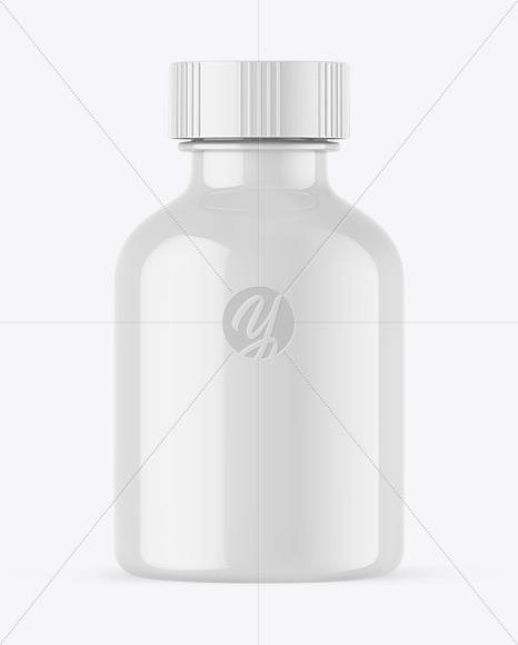 Glossy Essential Oil Bottle Mockup