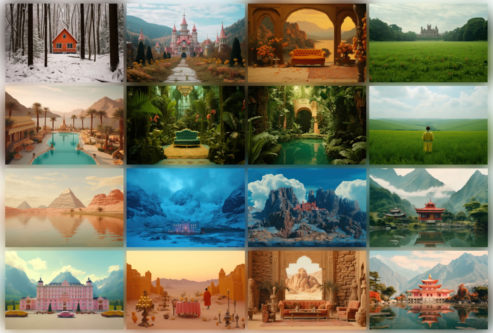 300+ Cinematic Wes Anderson Landscapes