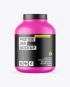 Matte Protein Jar Mockup Matte Protein Jar Mockup