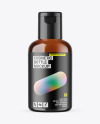 Amber Cosmetic Bottle Mockup Amber Cosmetic Bottle Mockup
