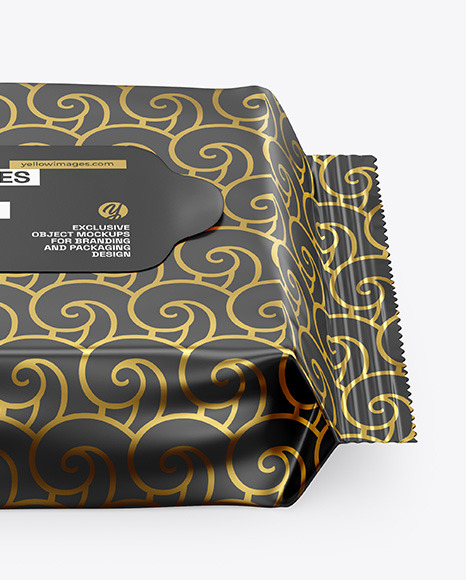 Wet Wipes Pack Mockup
