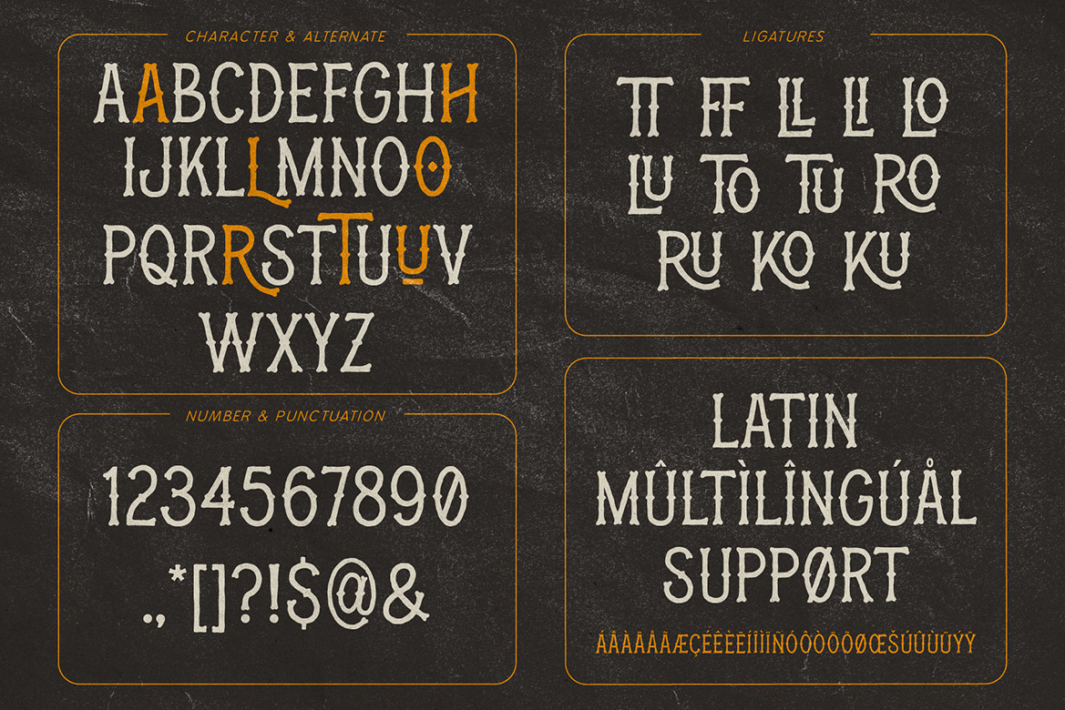 Machinoir - Vintage Display Font