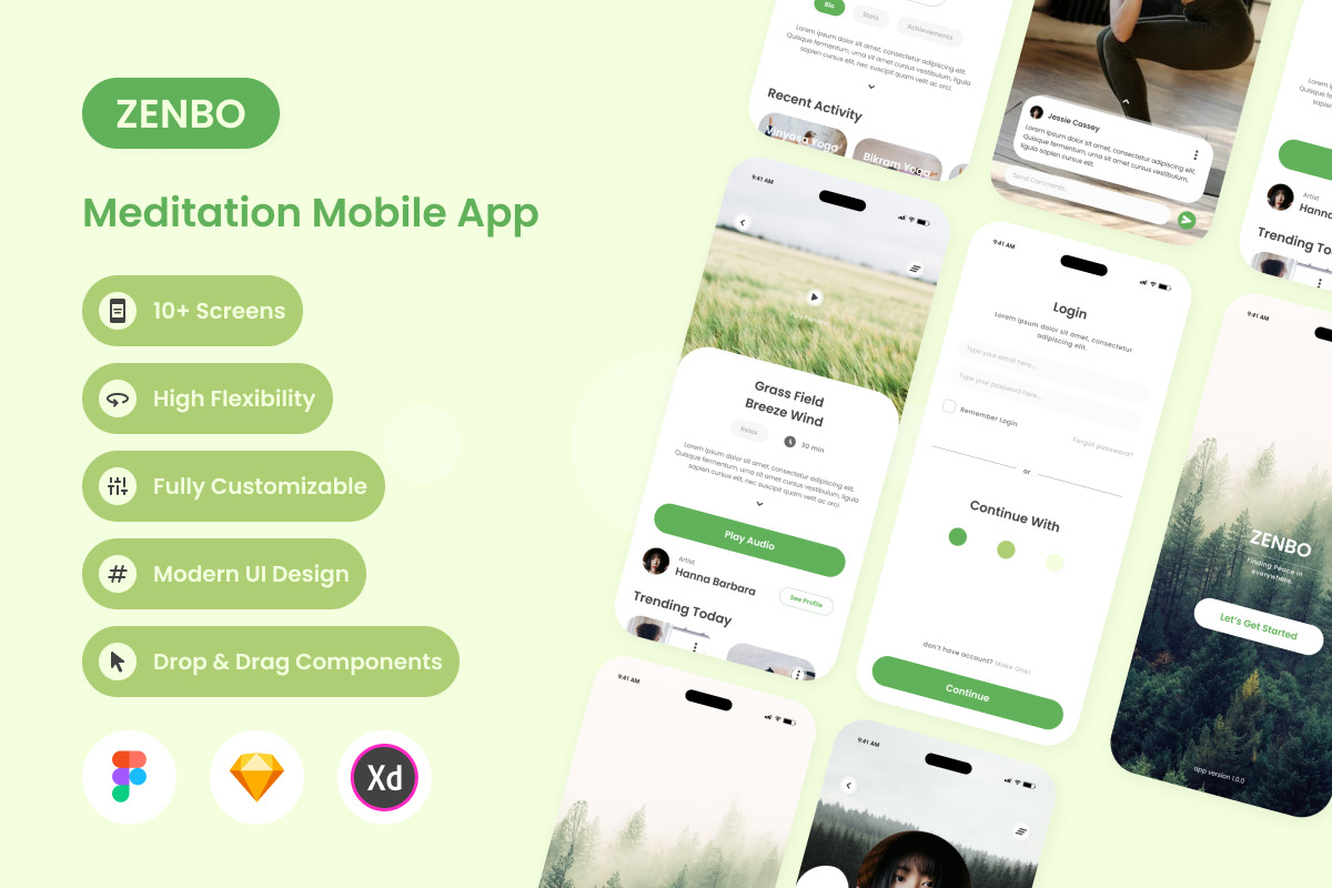 Zenbo - Meditation Mobile App Zenbo - Meditation Mobile App