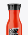 Glossy Plastic Bottle Mockup