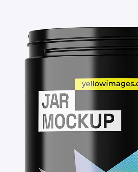 Glossy Jar Mockup