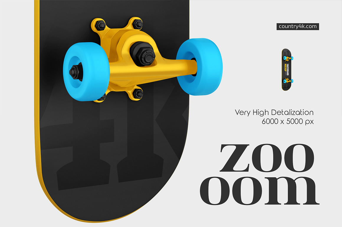 Skateboard Mockup Set Skateboard Mockup Set