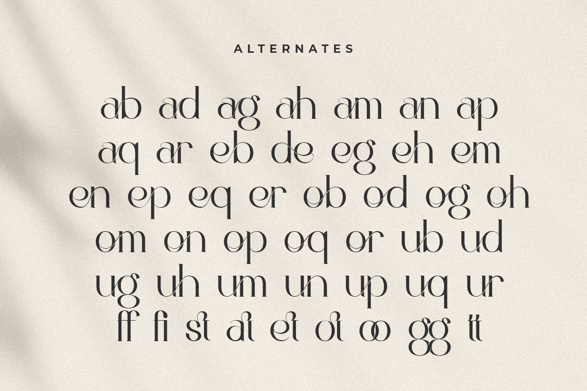 Radon - Classy Elegant Display Font Radon - Classy Elegant Display Font