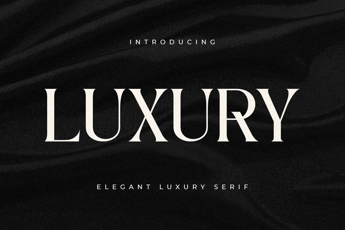 Luxury - Elegant Luxury Font Luxury - Elegant Luxury Font