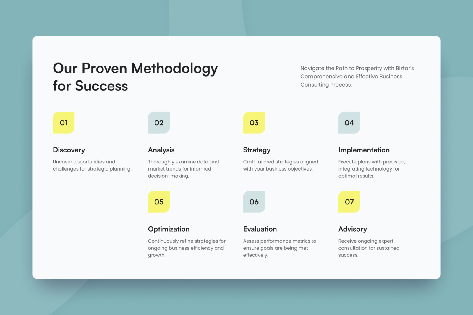 Biztar - Business Consulting Landing Page Biztar - Business Consulting Landing Page