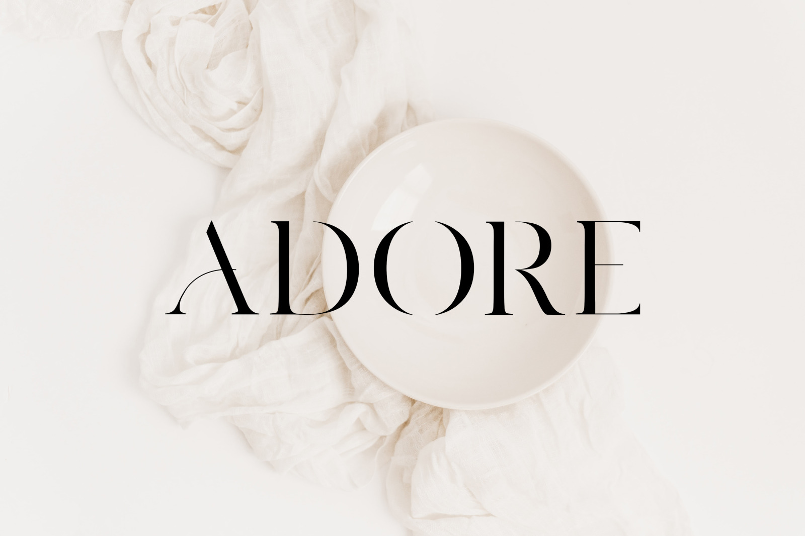 Adore Serif Font Adore Serif Font