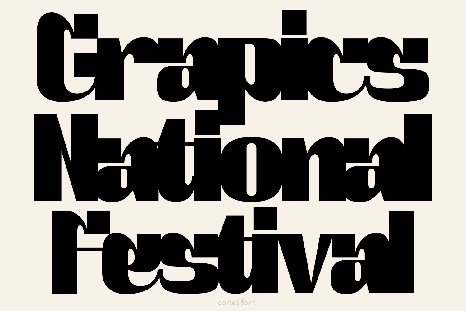 Cortes Retro Font Cortes Retro Font