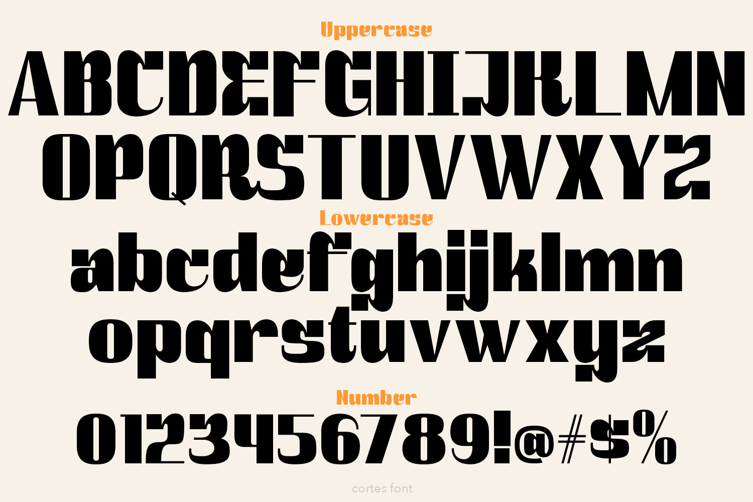 Cortes Retro Font