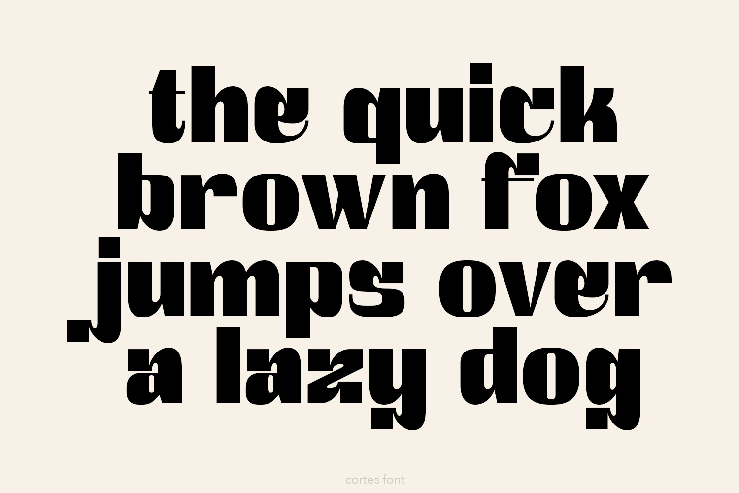 Cortes Retro Font