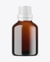 Amber Glass Essential Oil Bottle Mockup