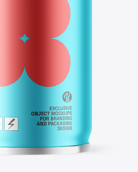 Matte Metallic Deodorant Mockup